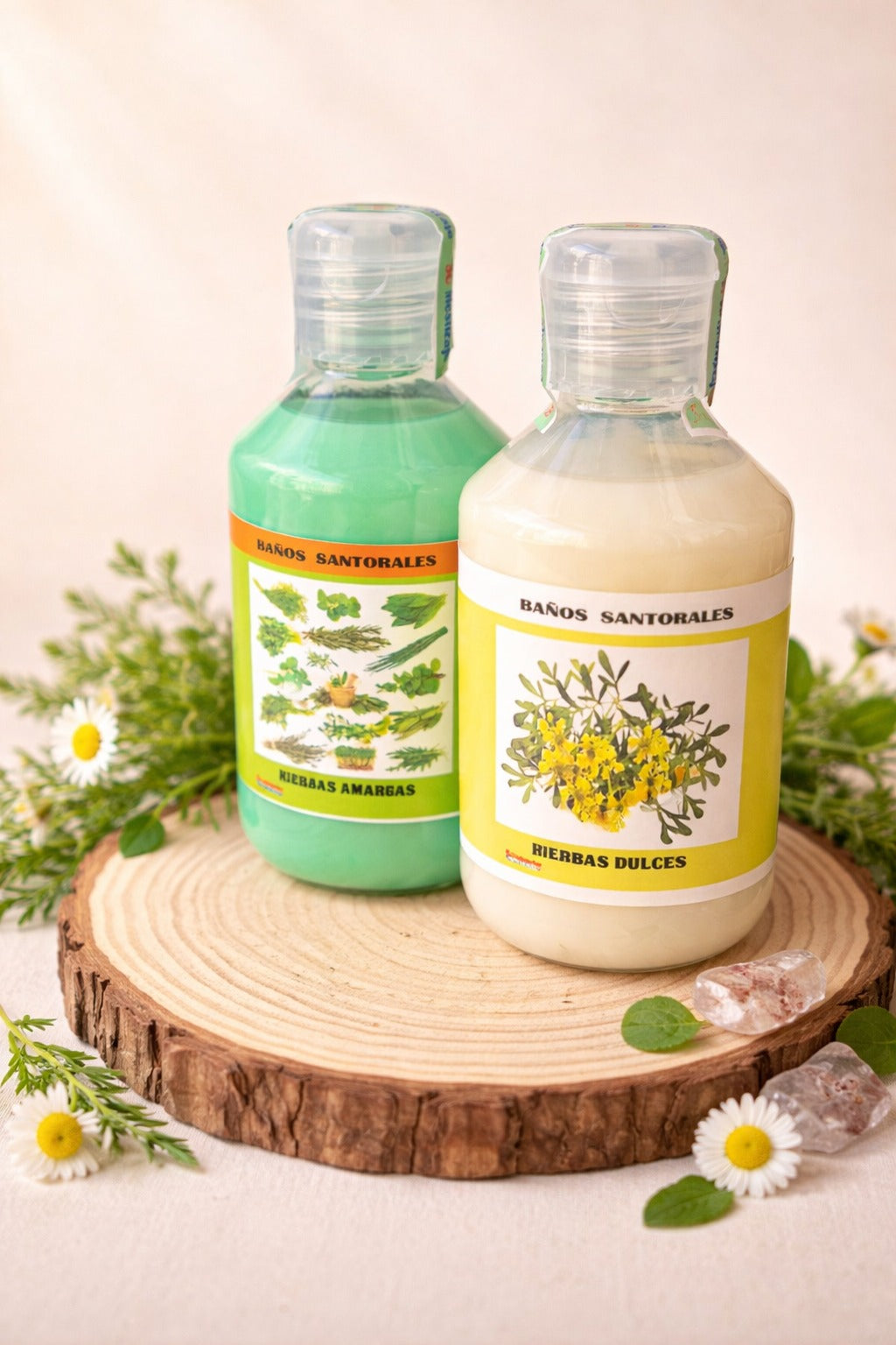 Pack baños santorales de hierbas dulces e hierbas amargas disponibles en Tata Magic en Málaga